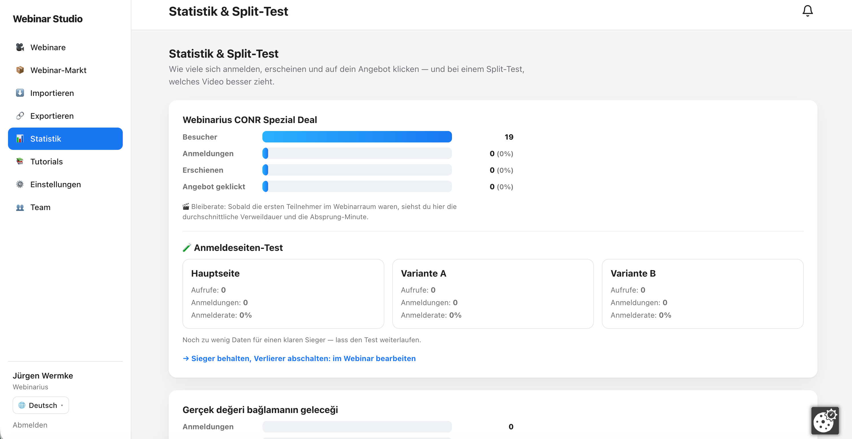 Statistik-Seite